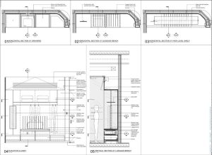 Detail Design, bespoke joinery wardrobe drawing by Helena Smith Interiors.