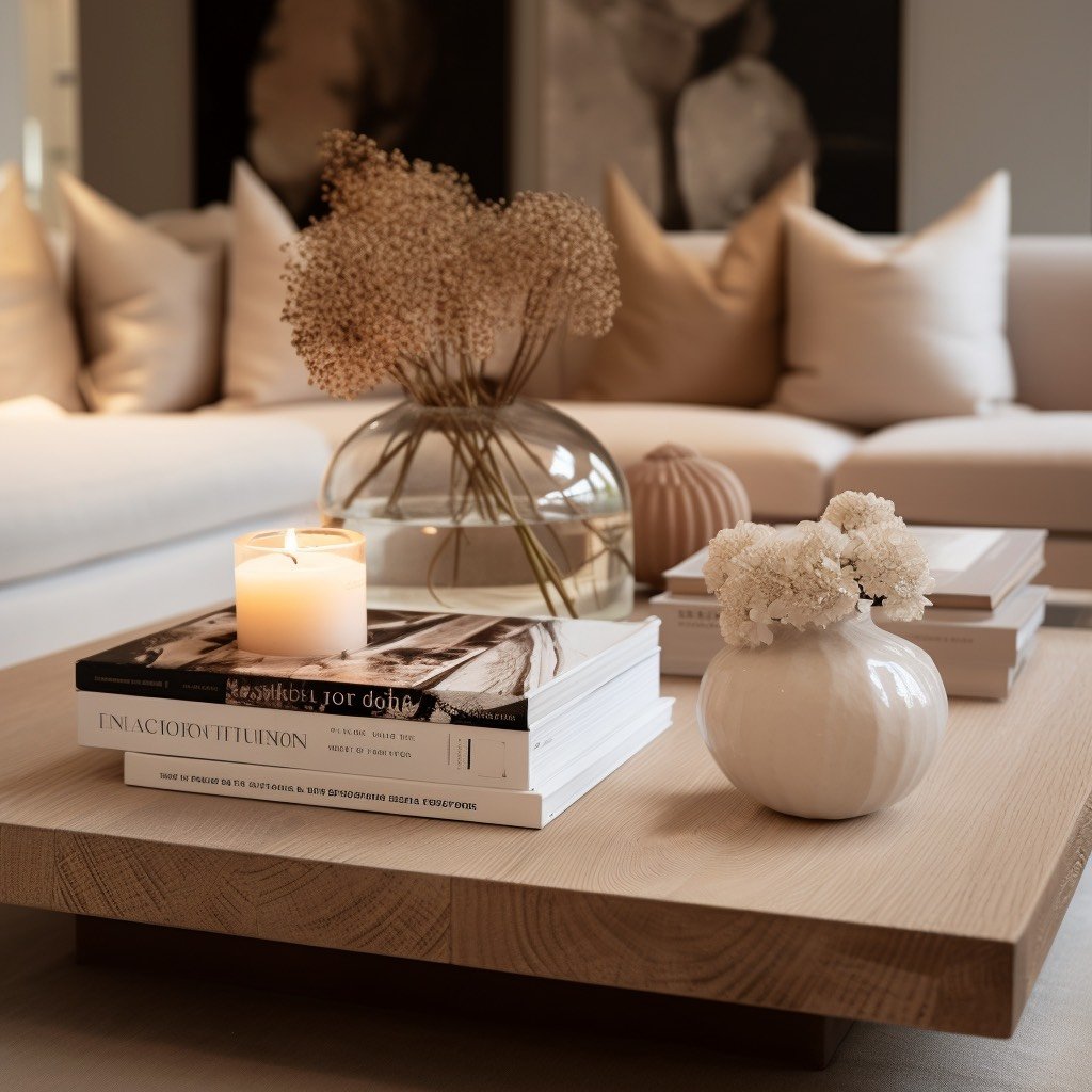 Home styling is essential to create ambience in luxury homes. Interior design by Helena Smith Interiors.